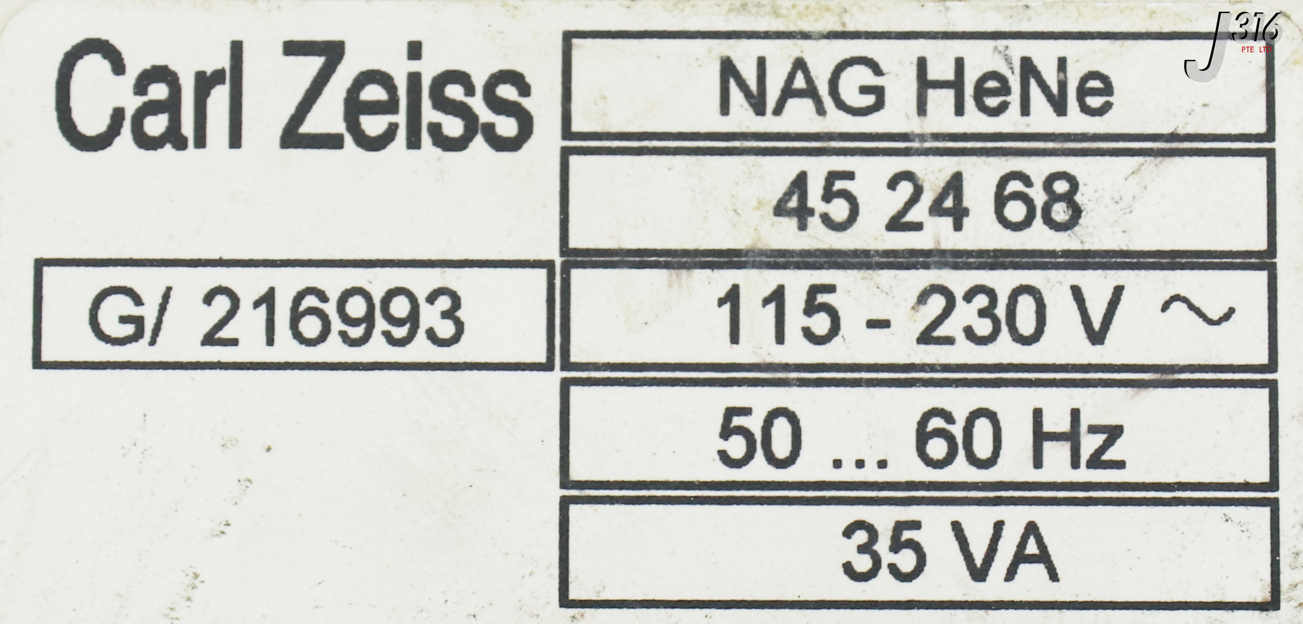 専用③ 16428 CARL ZEISS LASER POWER SUPPLY NAG HENE 45 24 68 | eBay